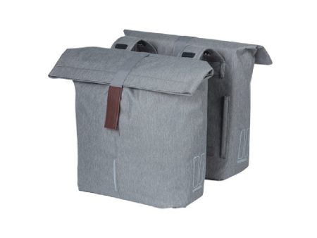 Basil City Pannier 28 l Grey on Sale