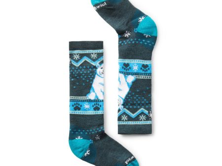 Smartwool Wintersport Full Cushion Polar Bear OTC Kids Sock on Sale