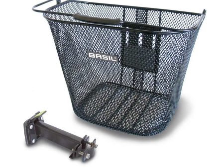 Basil Bremen Front Basket Black Discount