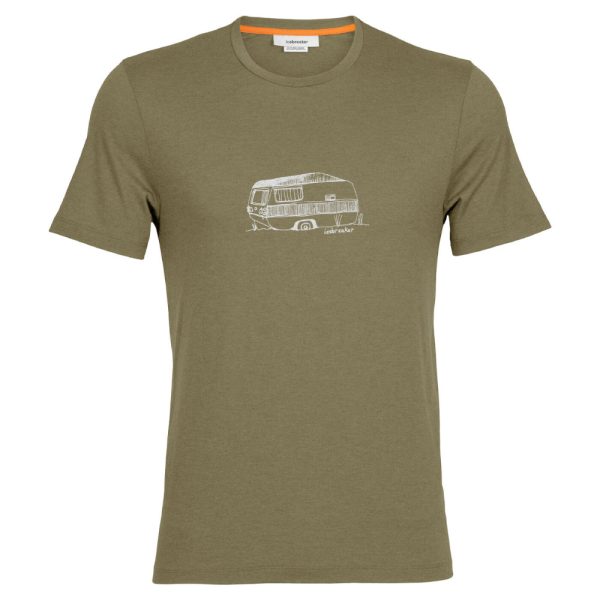 Icebreaker Central Classic Caravan Mens SS Tee on Sale