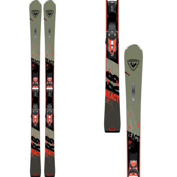 Rossignol React 8 CAM Ski + NX 12 Konect GW Binding 2023 Cheap