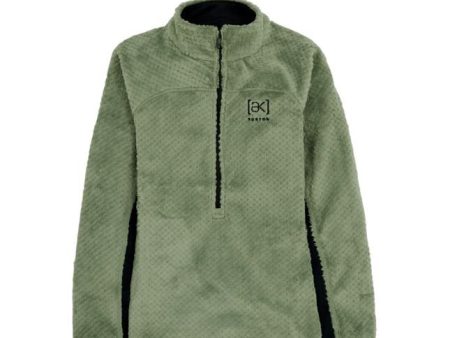 Burton AK Baker Hi-Loft Womens Quarter Zip Fleece 2023 Online Hot Sale