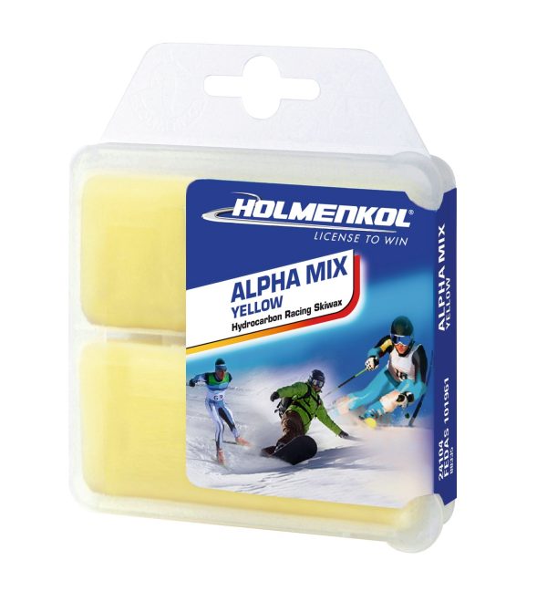 Holmenkol Alpha Mix 0degC to -4degC Wax Yellow 2x35g Discount