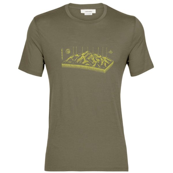 Icebreaker Tech Lite II Alps 3D Mens SS Tee Hot on Sale