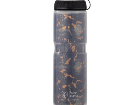 Polar Bottle Breakaway Muck Insul 24oz  Charcoal Copper Fashion