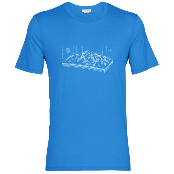 Icebreaker Tech Lite II Alps 3D Mens SS Tee Hot on Sale