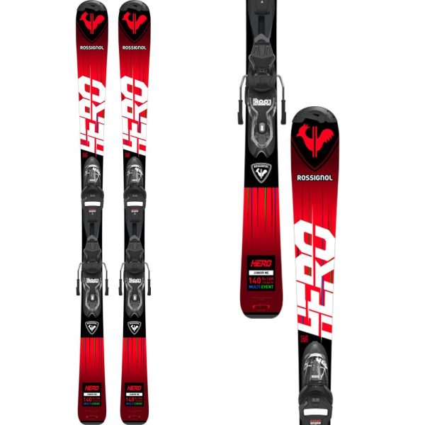 Rossignol Hero Junior Ski 140 - 150 + Xpress 7 GW Binding 2024 Fashion