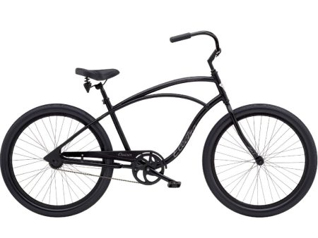 Electra Cruiser Lux 1 Bike Men s  26  Matte Black Online Hot Sale