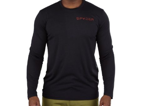 Spyder Logo Mens Tech LS T-Shirt 2023 Online Sale