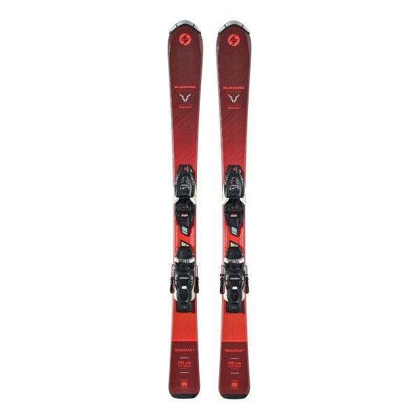 Blizzard Brahma Junior Ski + FDT 7 Binding 2023 Red 140 For Cheap