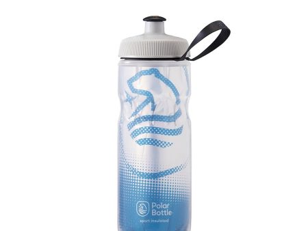 Polar Bottle, Sport Insulated 20oz, Water Bottle, 591ml   20oz, White Cobalt Supply