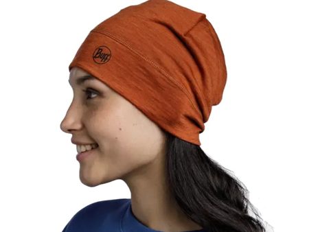 Buff Merino Midweight Adult Beanie Hot on Sale