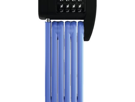 Abus Bordo Lite Mini 6055C Folding Lock Combo  60cm 5mm Blue on Sale