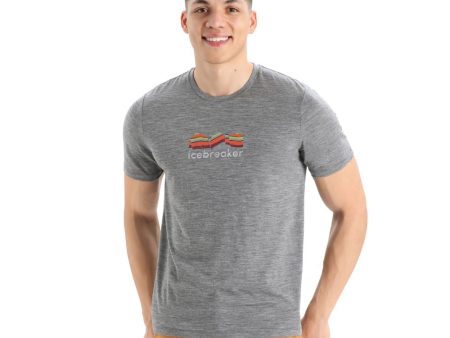 Icebreaker Tech Lite II Mountain Geology Mens SS Tee Hot on Sale