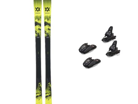 Volkl Deacon Junior Flat Ski + Marker 4.5 GW Binding 2023 Hot on Sale