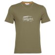 Icebreaker Central Classic Caravan Mens SS Tee on Sale