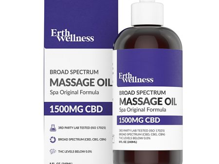 CBD Massage Oil - Spa Original - 1500 MG (THC Free) For Cheap