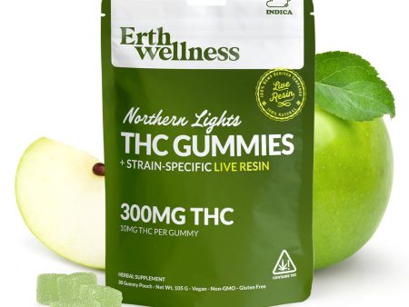 Δ9 THC Gummies - Northern Lights - Live Resin (Indica) - 300mg Online Hot Sale