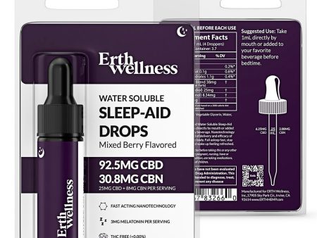 Water Soluble CBD + CBN Sleep Aid Drops - (Sample Size) Cheap