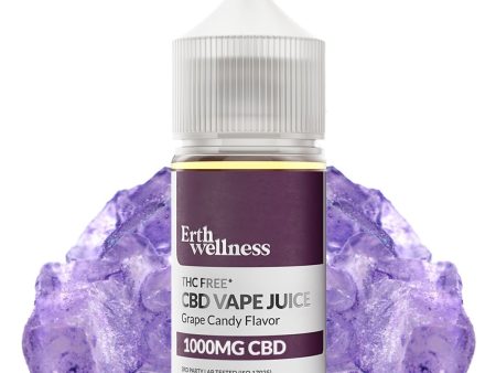 CBD Vape Juice - Grape Candy - 1000mg Fashion