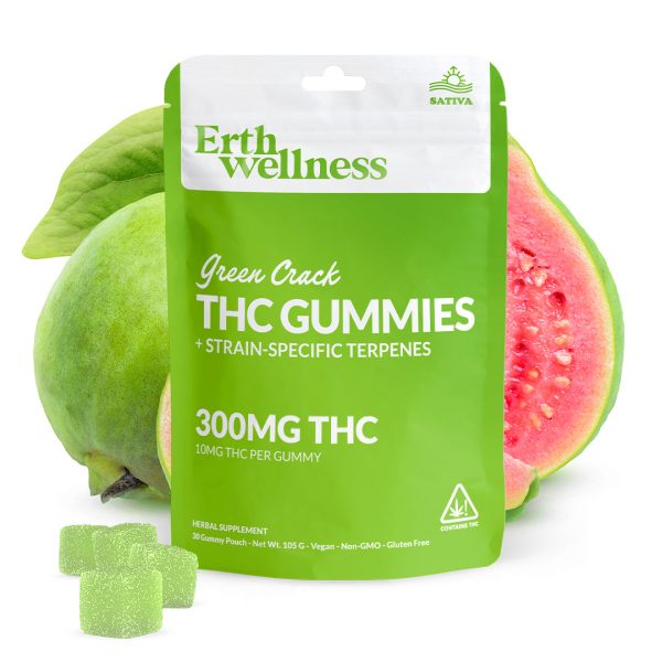 Δ9 THC Gummies - Green Crack - Strain Specific (Sativa) - 300mg Supply