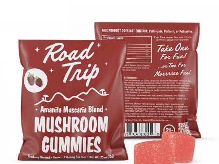 Amanita Muscaria Mushroom Gummies - 2-Piece Pouch (Sample Size) For Cheap