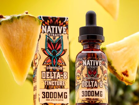 Native Extracts -  Storyteller  - Delta-8 Tincture - 3000mg  (High Potency) Fashion