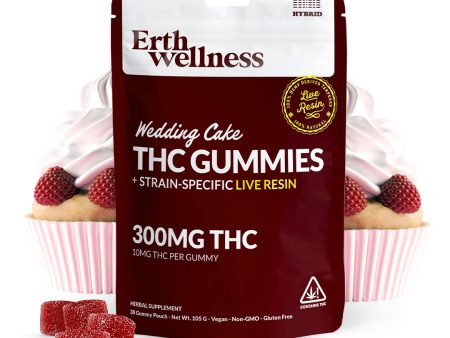 Δ9 THC Gummies - Wedding Cake - Live Resin (Hybrid) - 300mg Discount