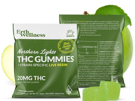 Δ9 THC Gummies - Northern Lights - Live Resin (Indica) - 20mg (Sample Size) Fashion