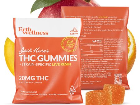 Δ9 THC Gummies - Jack Herer - Live Resin (Sativa) - 20mg (Sample Size) Cheap