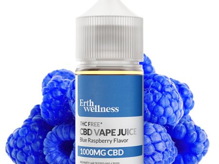 CBD Vape Juice - Blue Raspberry - 1000mg Discount