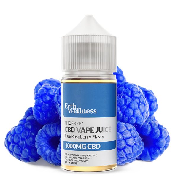 CBD Vape Juice - Blue Raspberry - 1000mg Discount