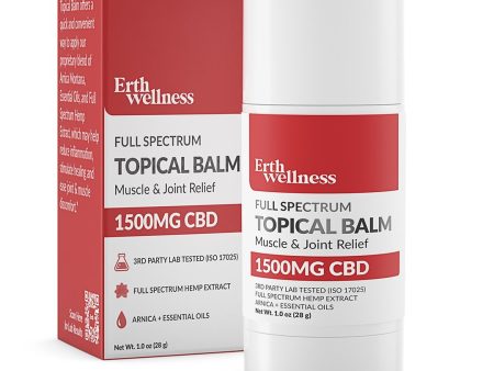 Full Spectrum Muscle and Joint Topical Balm Stick - 1500mg Online Hot Sale