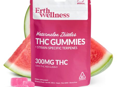 Δ9 THC Gummies - Watermelon Zkittles - Strain Specific (Indica) - 300mg For Cheap