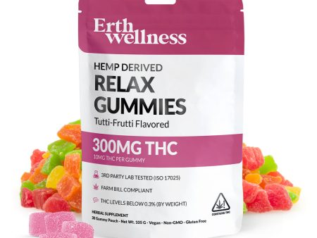 RELAX Δ9 THC Gummies - Vegan - Tutti Frutti - 300mg Fashion