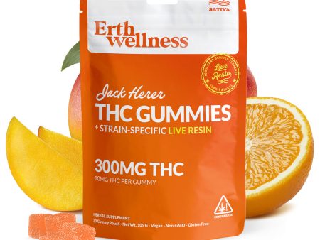 Δ9 THC Gummies - Jack Herer - Live Resin (Sativa) - 300mg Sale