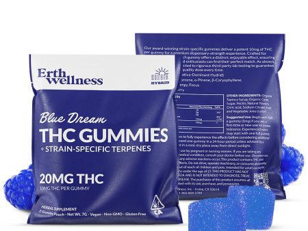 Δ9 THC Gummies - Blue Dream - Strain Specific (Hybrid) - 20mg (SAMPLE SIZE) Supply