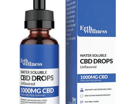 Water Soluble CBD Tincture - Unflavored - THC Free Supply