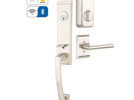 Emtek EMP4815STULH Empowered Upgrade , Single Cyl , Apollo Tub Entry , Stuttgart Lever , LH Online